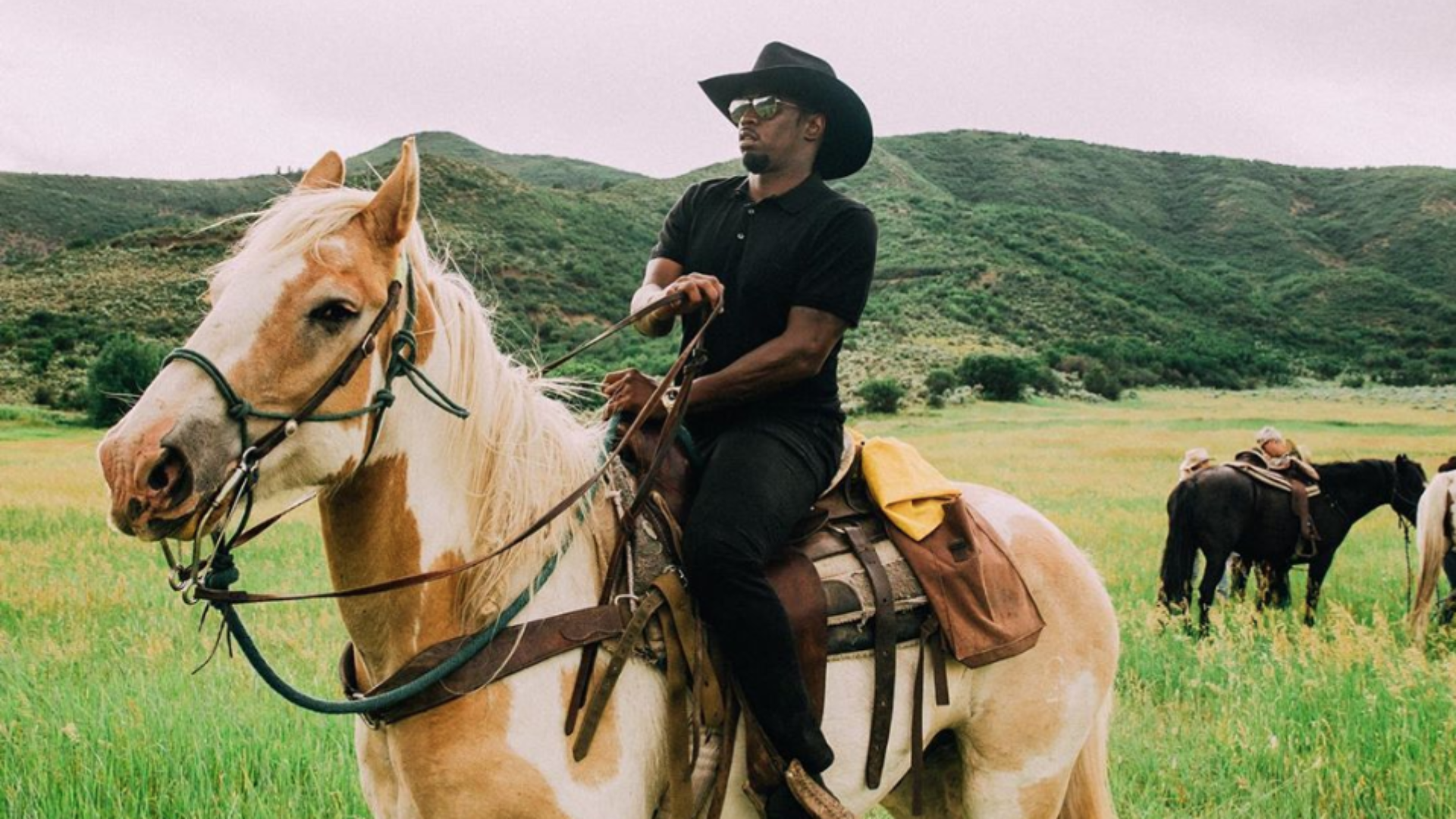 Diddy Heads Down That Old Country Road For A Family Getaway in Colorado