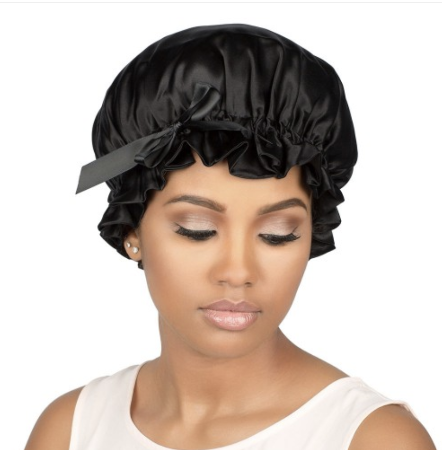 Designer bonnets  Silk hair bonnets, African hair wrap, Small business  clothing