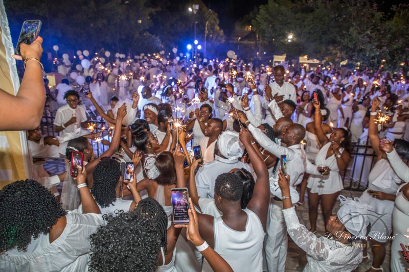 These Photos From Haiti's Dîner en Blanc Have Us Ready To Party Like