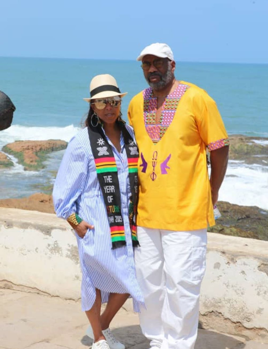 Steve And Marjorie Harvey Take An Emotional Journey 'Home' To Ghana