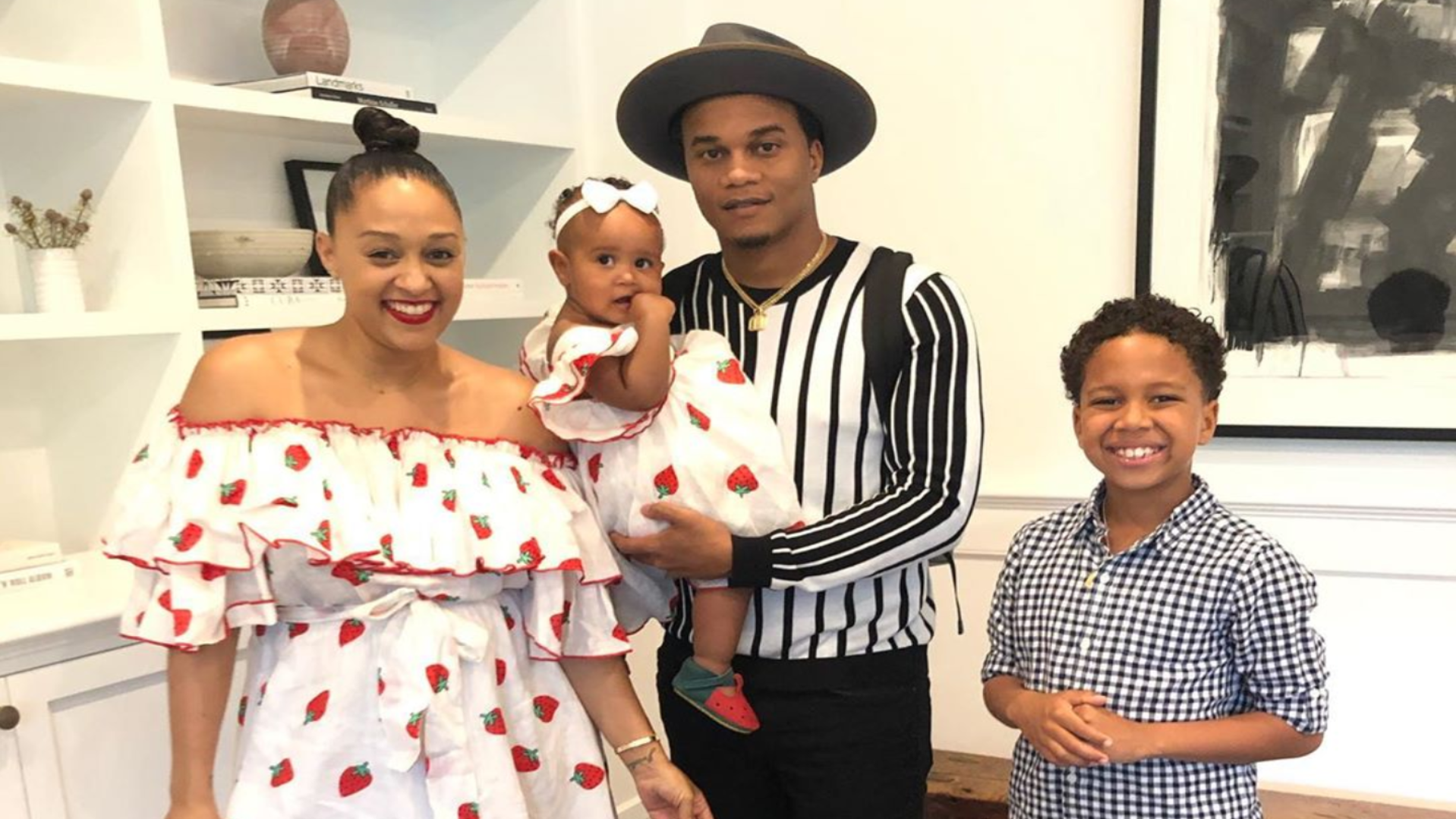 Tia Mowry-Hardrict and Cory Hardrict Give Us The Cutest Matching Family