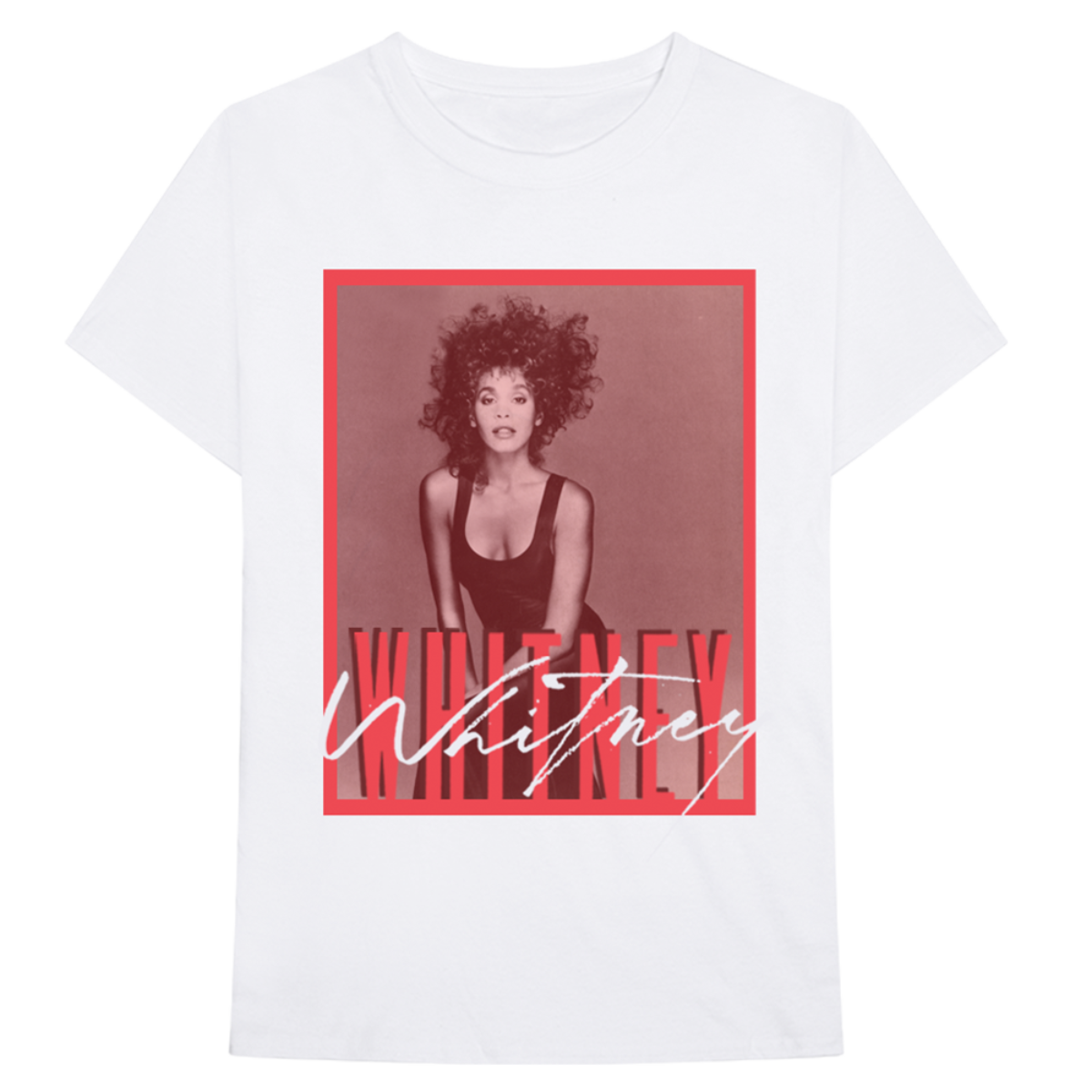 pink whitney houston t shirt