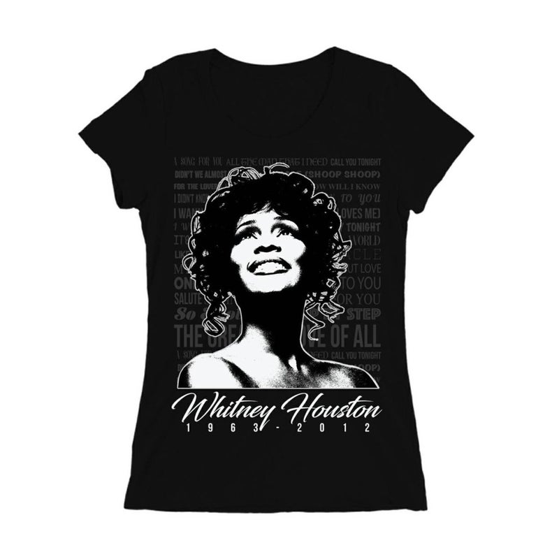 whitney houston t shirt uk