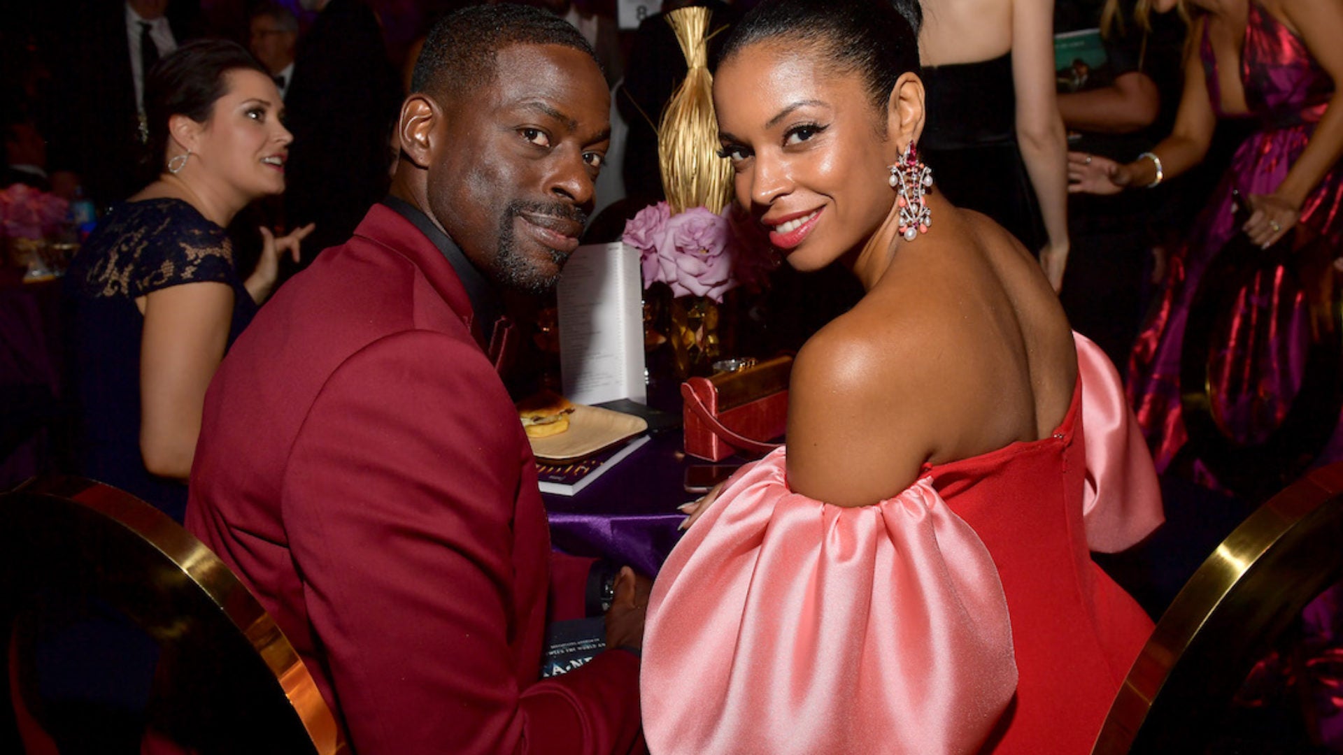 'This Is Us' Stars Sterling K. Brown And Susan Kelechi Watson Keep The Good Times Going