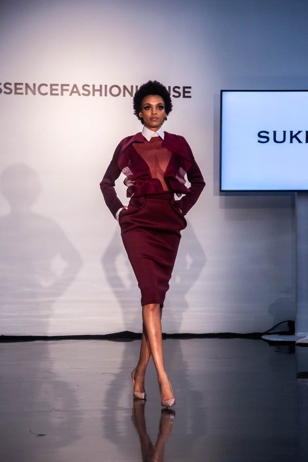 ESSENCE Fashion House Omar Salam Sent Daring Looks Down The Runway