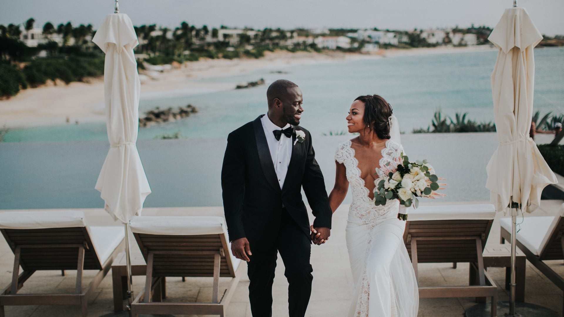 Bridal Bliss: Herlene and Khari's Tropical Affair in Anguilla Was Breathtaking