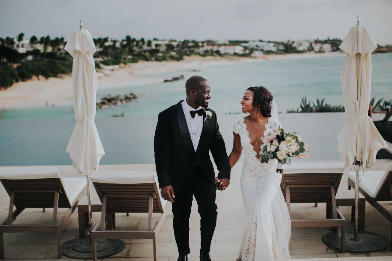 Bridal Bliss: Herlene and Khari's Tropical Affair in Anguilla Was ...