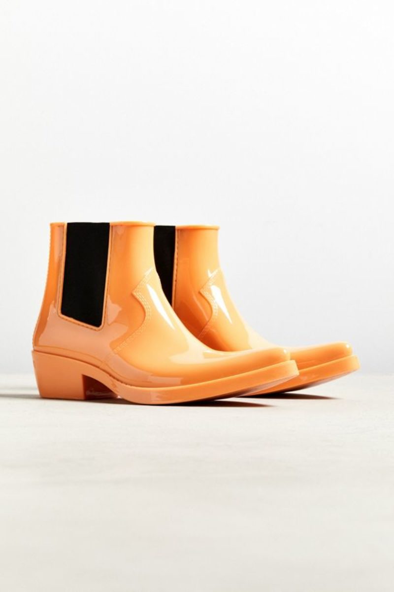 calvin klein orange boots