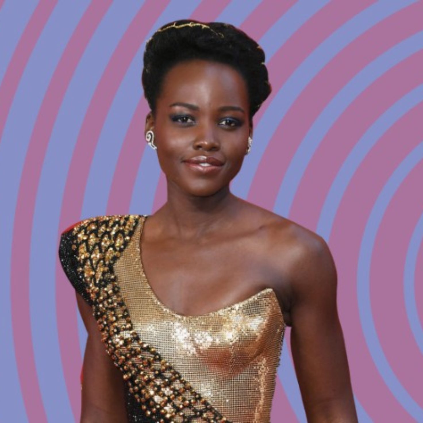 Lupita's Natural Bangs Are What Hair Goals Are Made Of