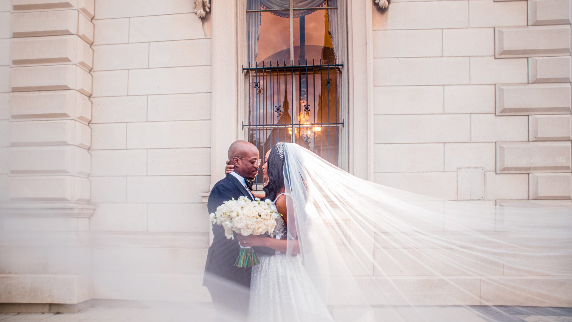 Bridal Bliss: Joi-Marie And Anton Had A Storybook Wedding Inside This Historic Library