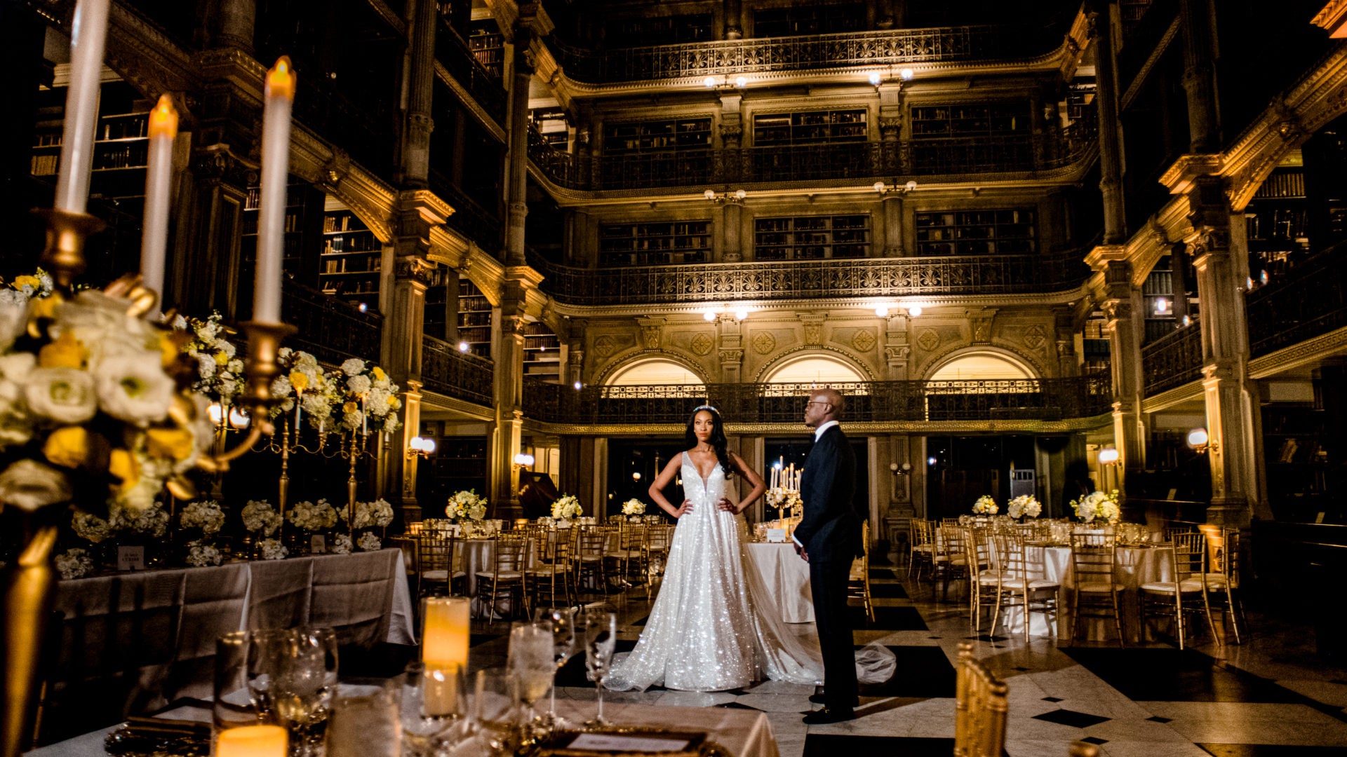 Bridal Bliss: Joi-Marie And Anton Had A Storybook Wedding Inside This Historic Library