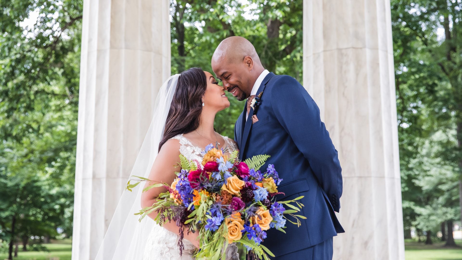 Bridal Bliss: Miya and Brandon's Washington, D.C. Wedding Was Intimate And Filled With Love