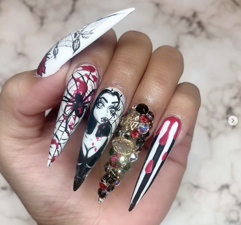 Spooky Themed Nails To Get You In The Halloween Spirit Essence