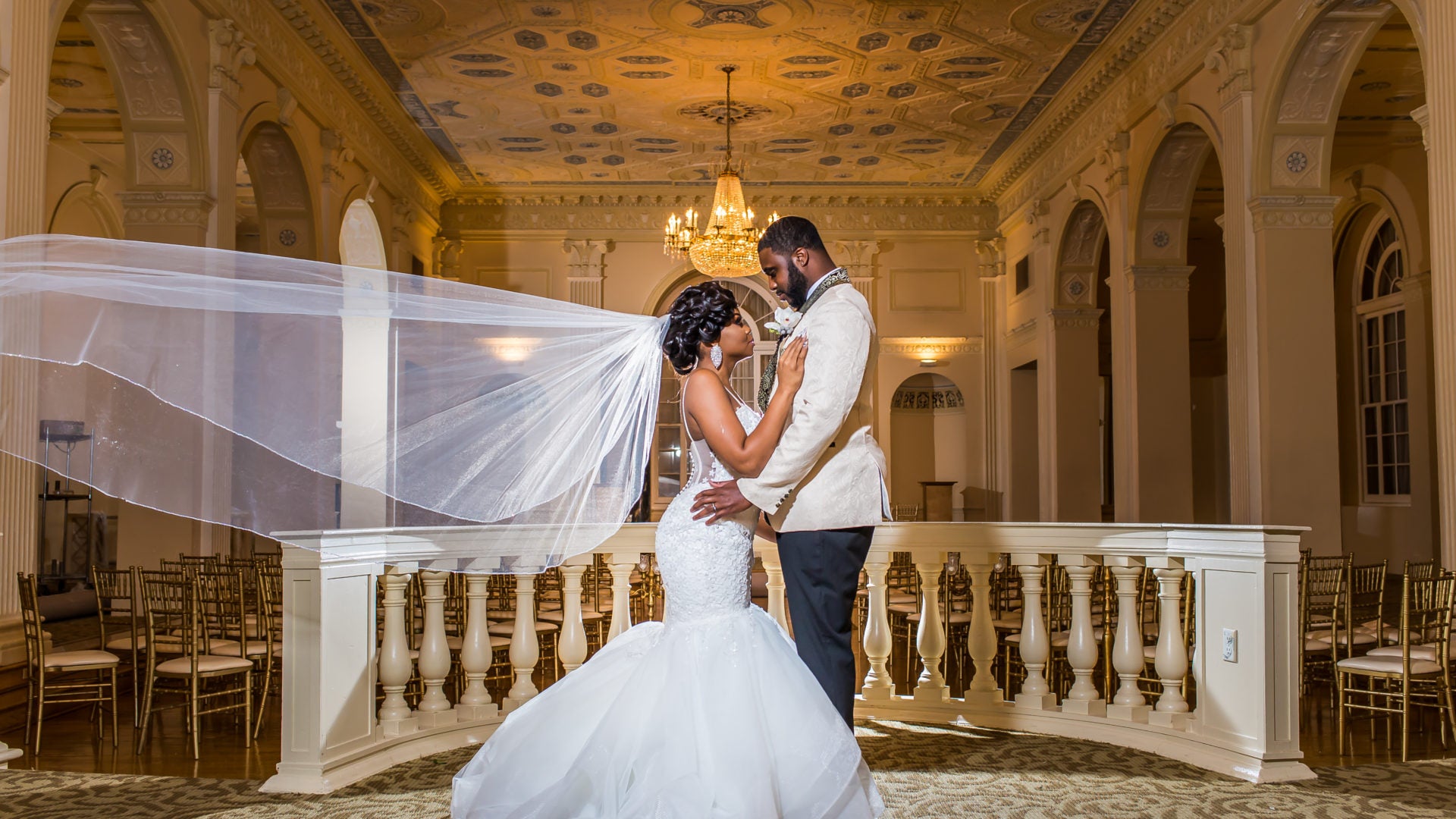 Bridal Bliss: Kendra and Jonathan Made Memories With Their Black Tie Ballroom Ceremony