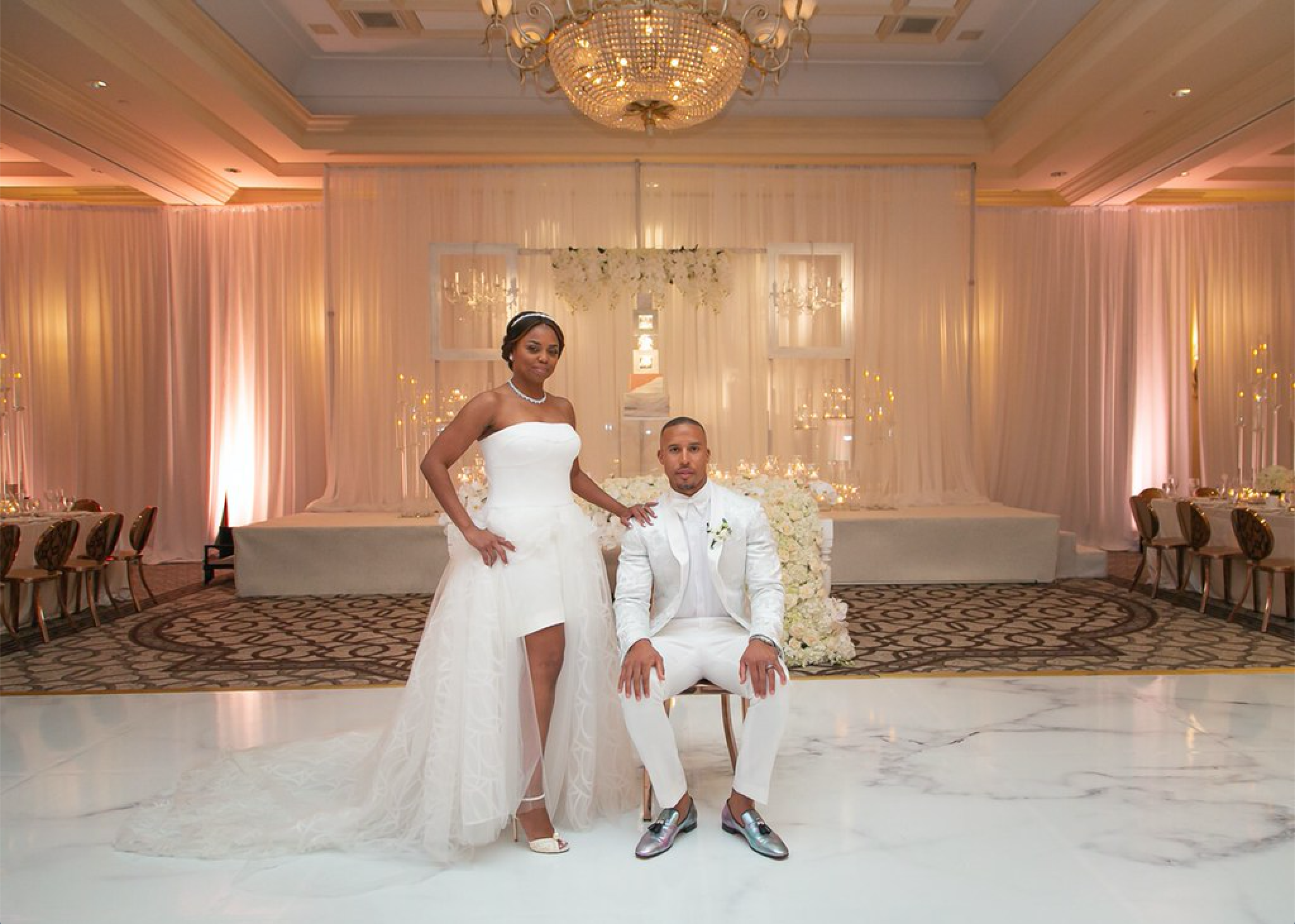 Exclusive: Jemele Hill and Ian Wallace's California Wedding Paid Homage To Their Detroit Roots