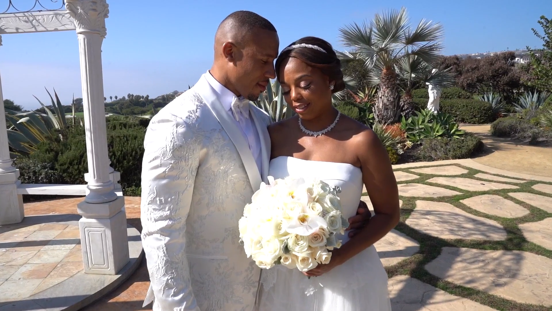 Exclusive Photos Of Jemele Hill and Ian Wallace’s California Wedding Ceremony