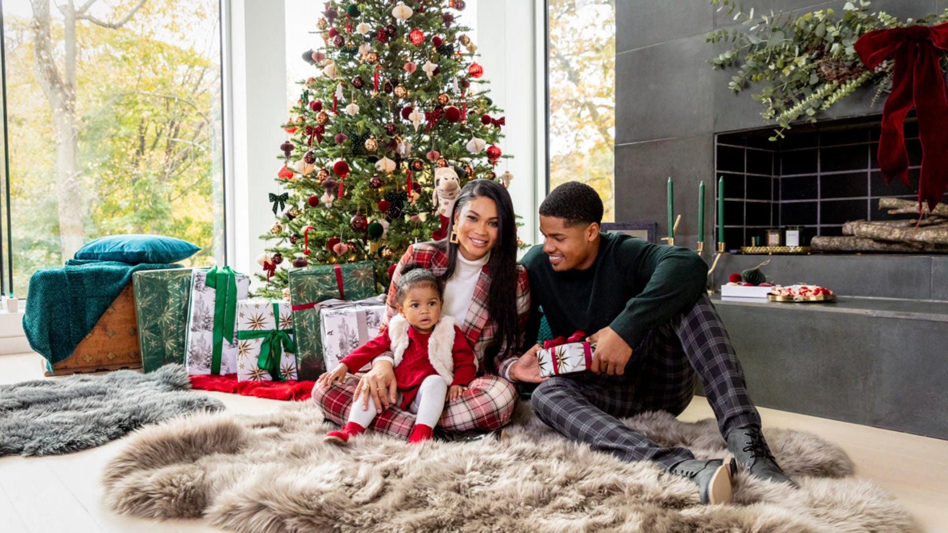 Chanel Iman And Sterling Shepard Partner With H&M For The Holidays