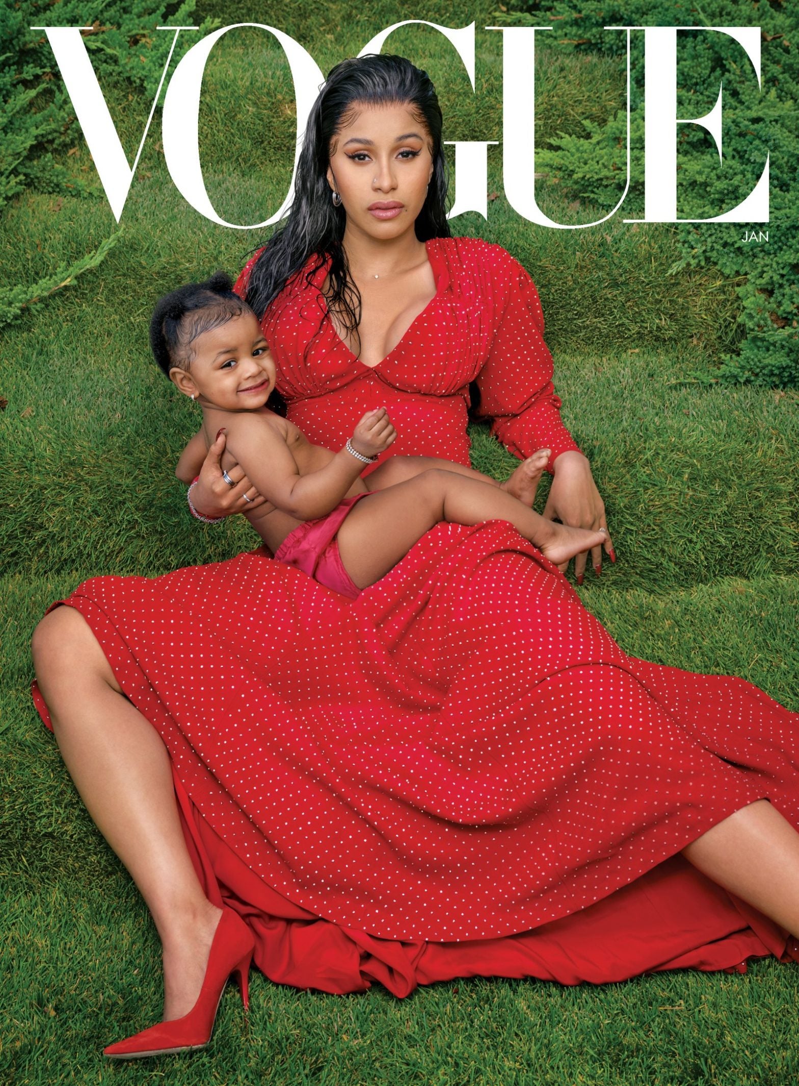 Cardi B Covers Vogue With Her Daughter Kulture Essence