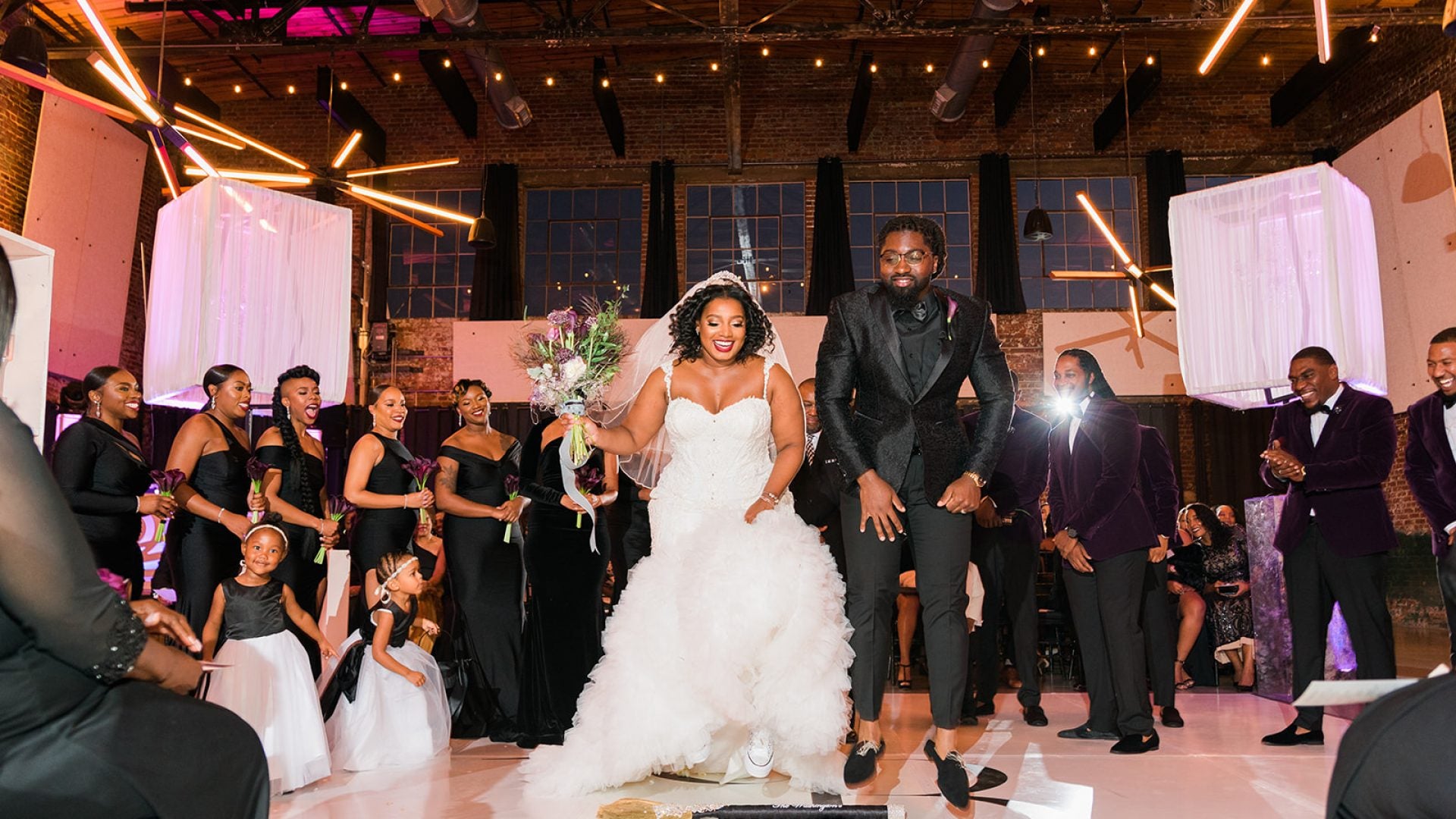 Bridal Bliss: Brandon and Brea Jumped The Broom In Style