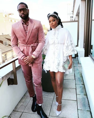 Gabrielle Union And Dwyane Wade Make A Stop At Paris Fashion Week For # ...