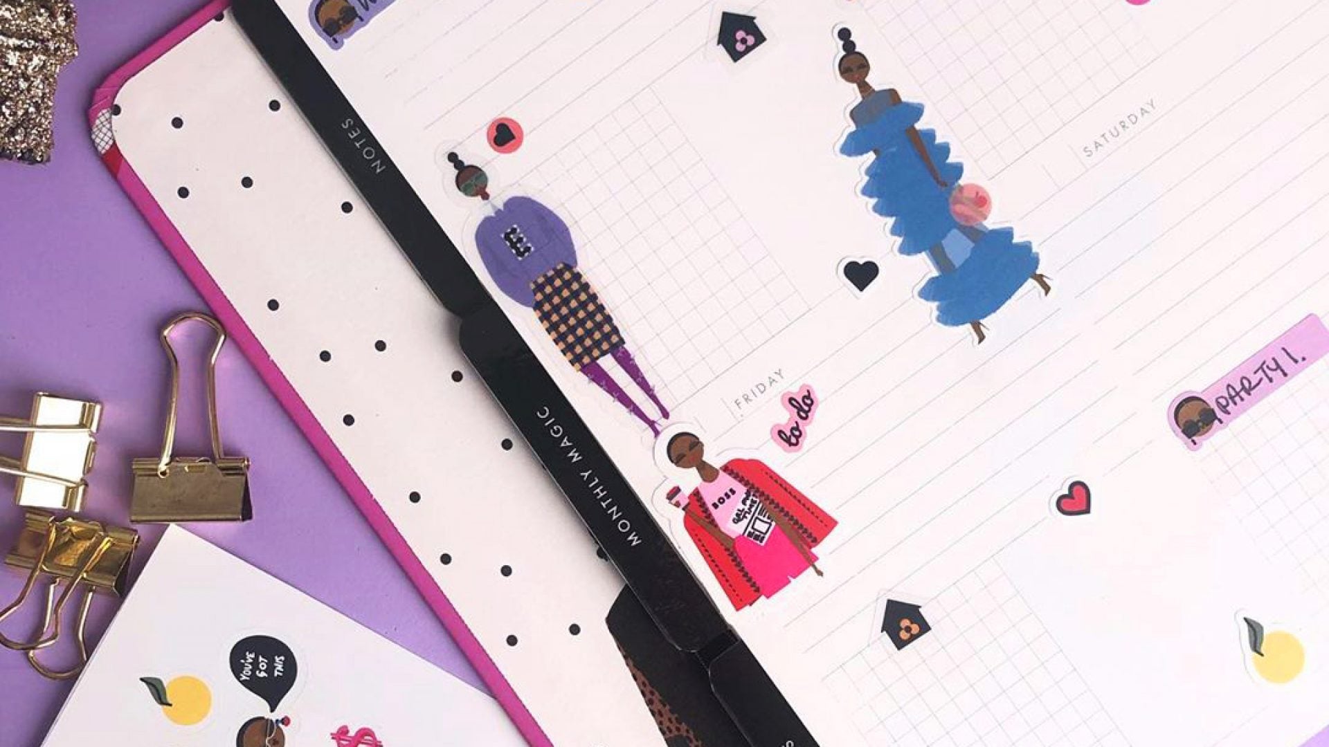 These Black Girl Magic Stickers Will Give Your Planner Life