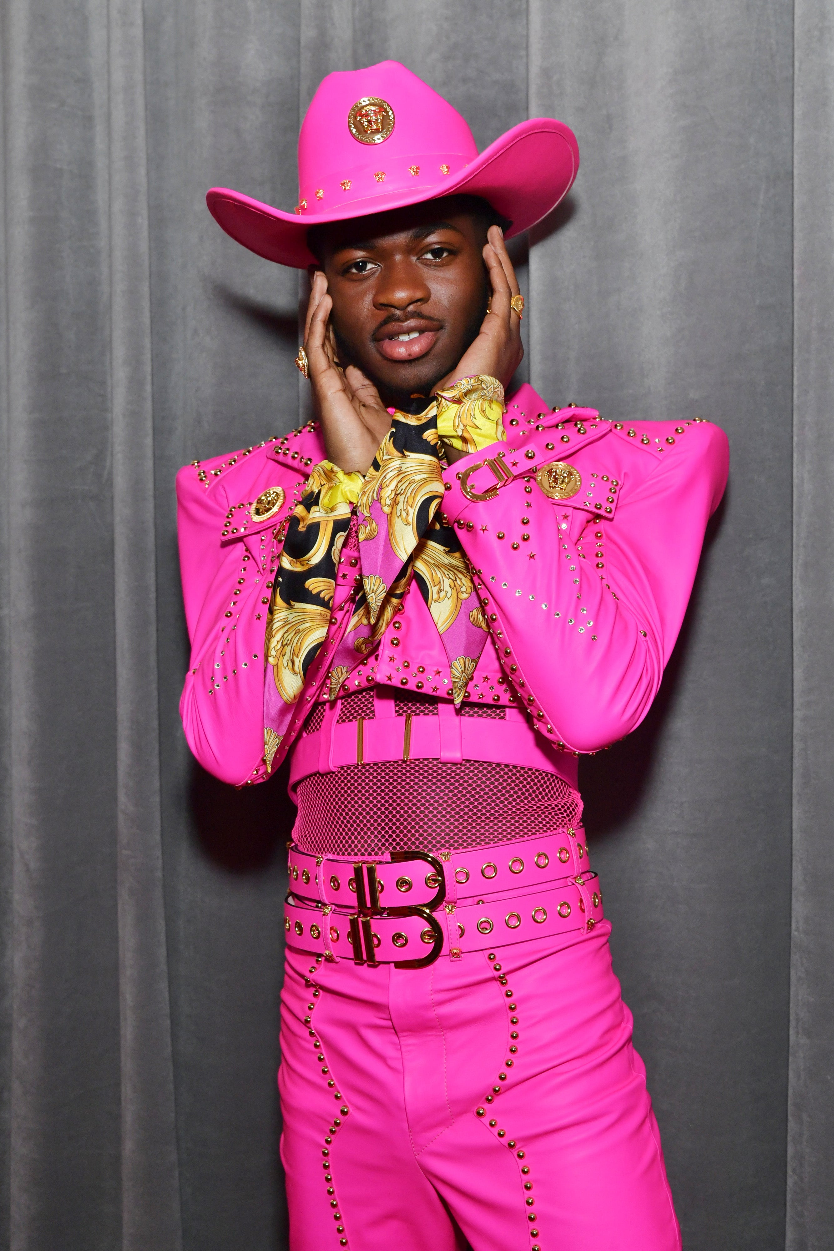 Lil Nas X Is A Popping Pink Cowboy At The Grammys | Essence