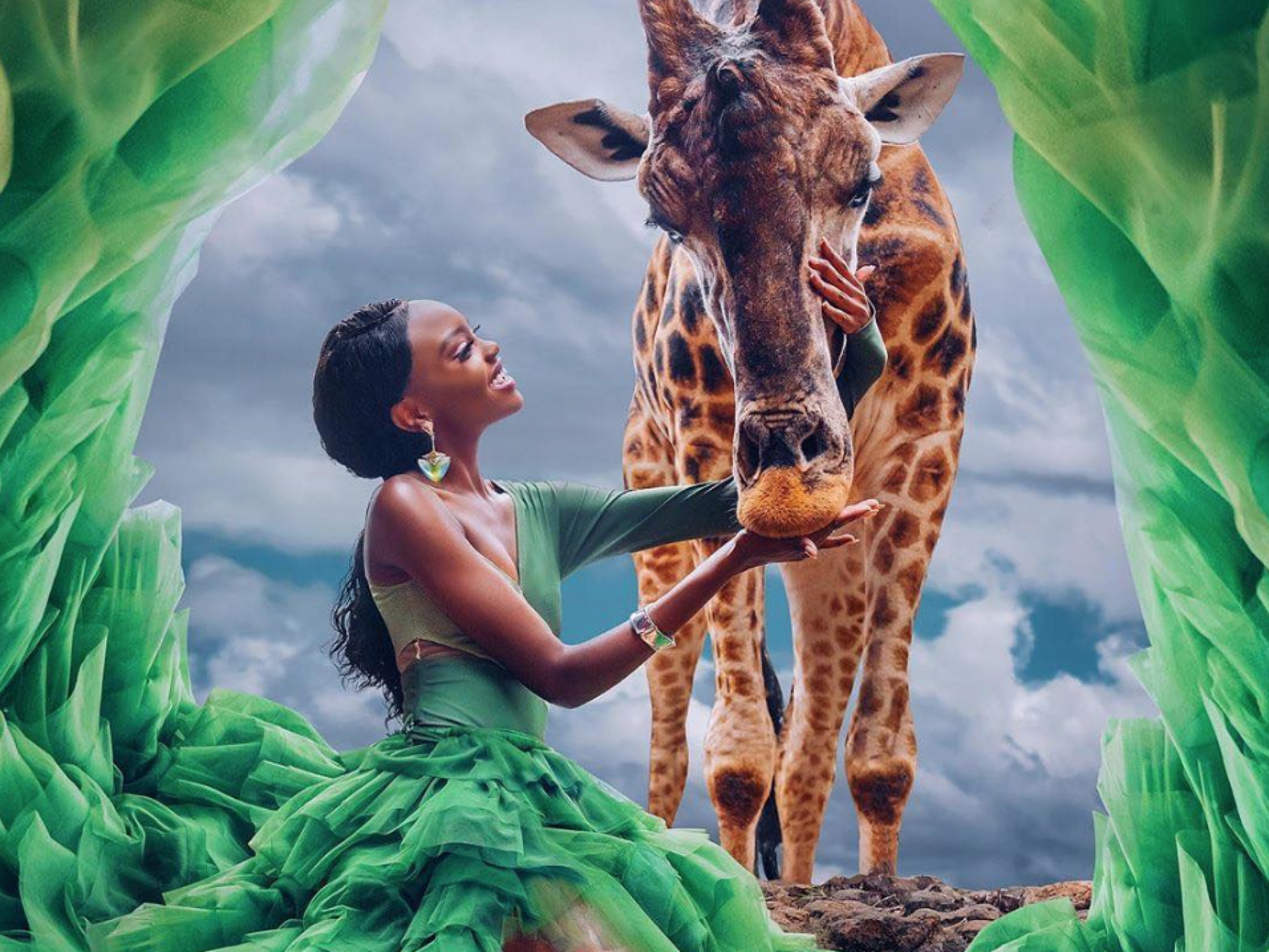 Miss Universe Kenya Stacy Michuki's Stunning Safari Photoshoot Will Leave You Speechless