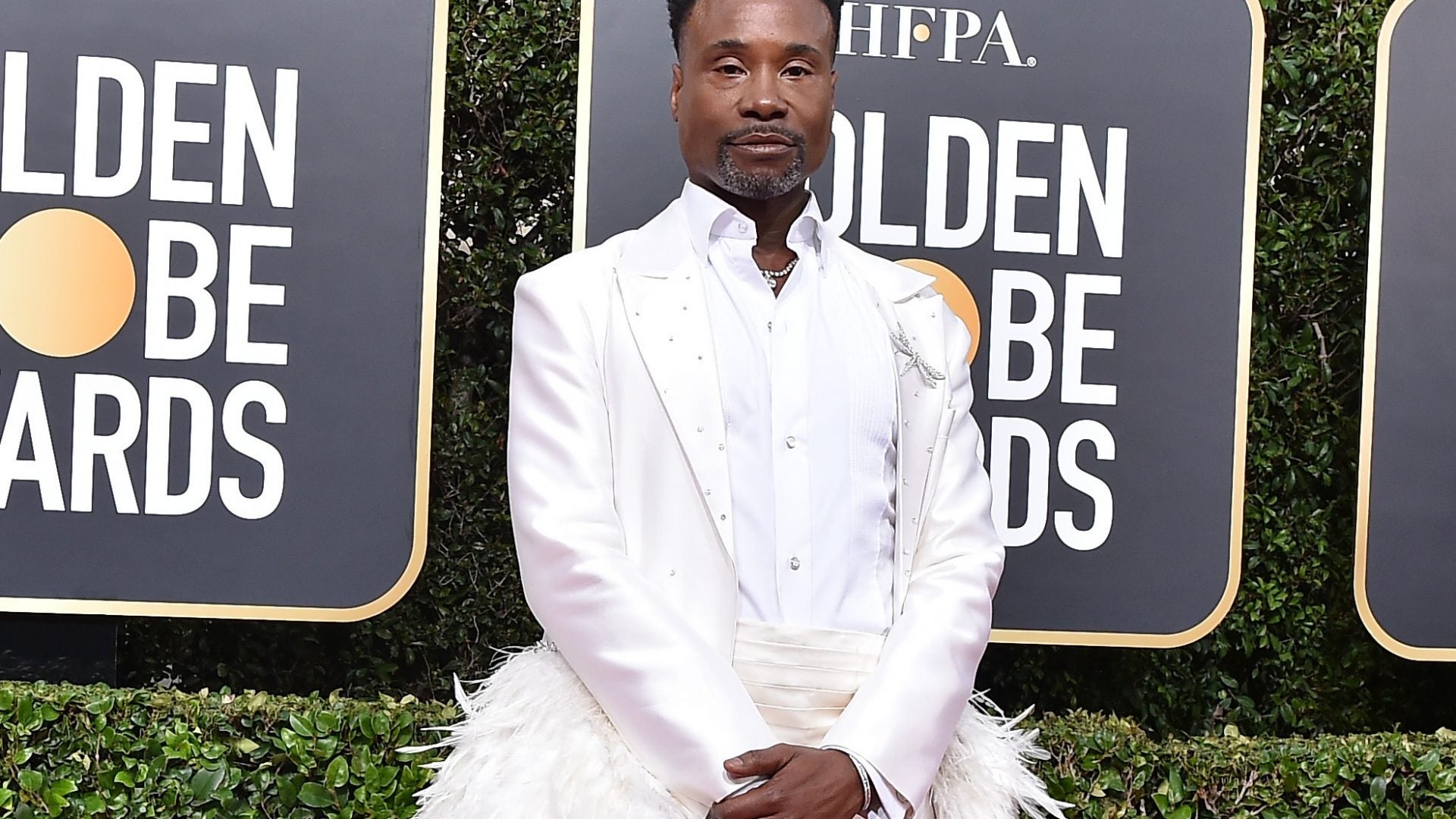 Billy Porter's Detachable Train Shut Down The Golden Globes Red Carpet