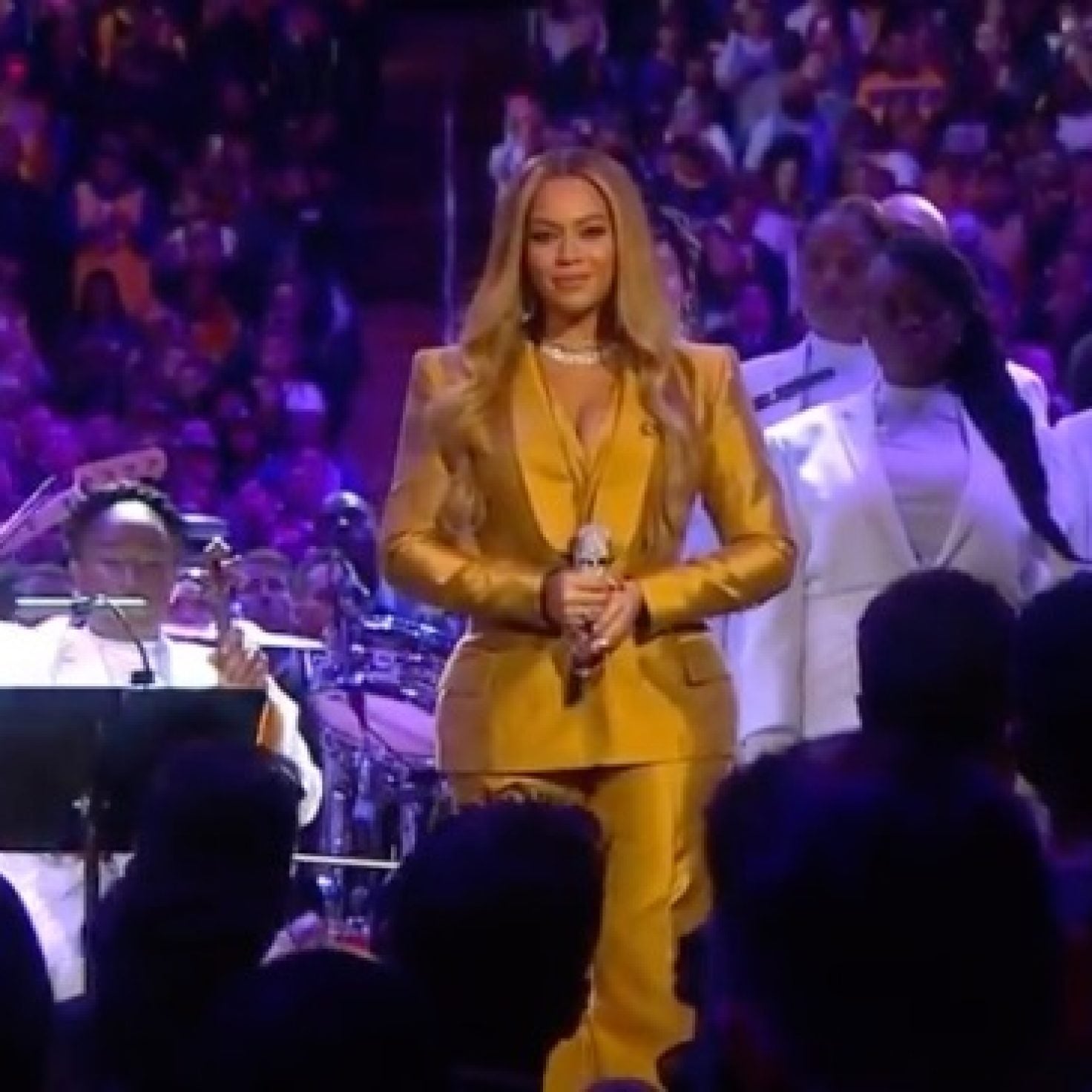 Beyonce Opens Kobe Bryant And Gianna S Memorial Service Essence