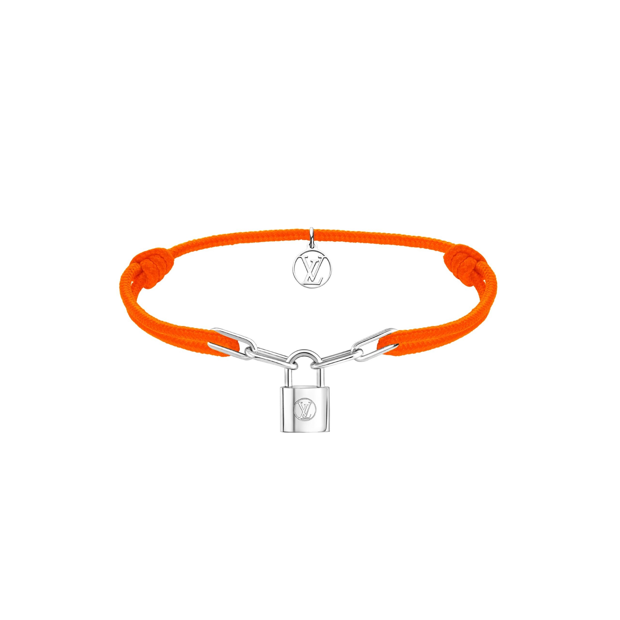 Louis Vuitton For Unicef X Virgil Abloh Lockit Bracelet - Orange, Sterling  Silver Bangle, Bracelets - LOU687616