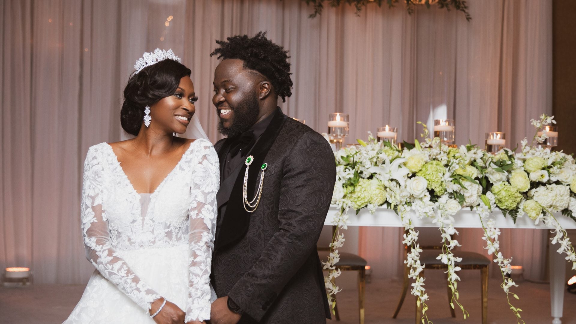 Bridal Bliss: Lucile and Dorson Brought Haitian Pride To Their Winter Wedding Reception