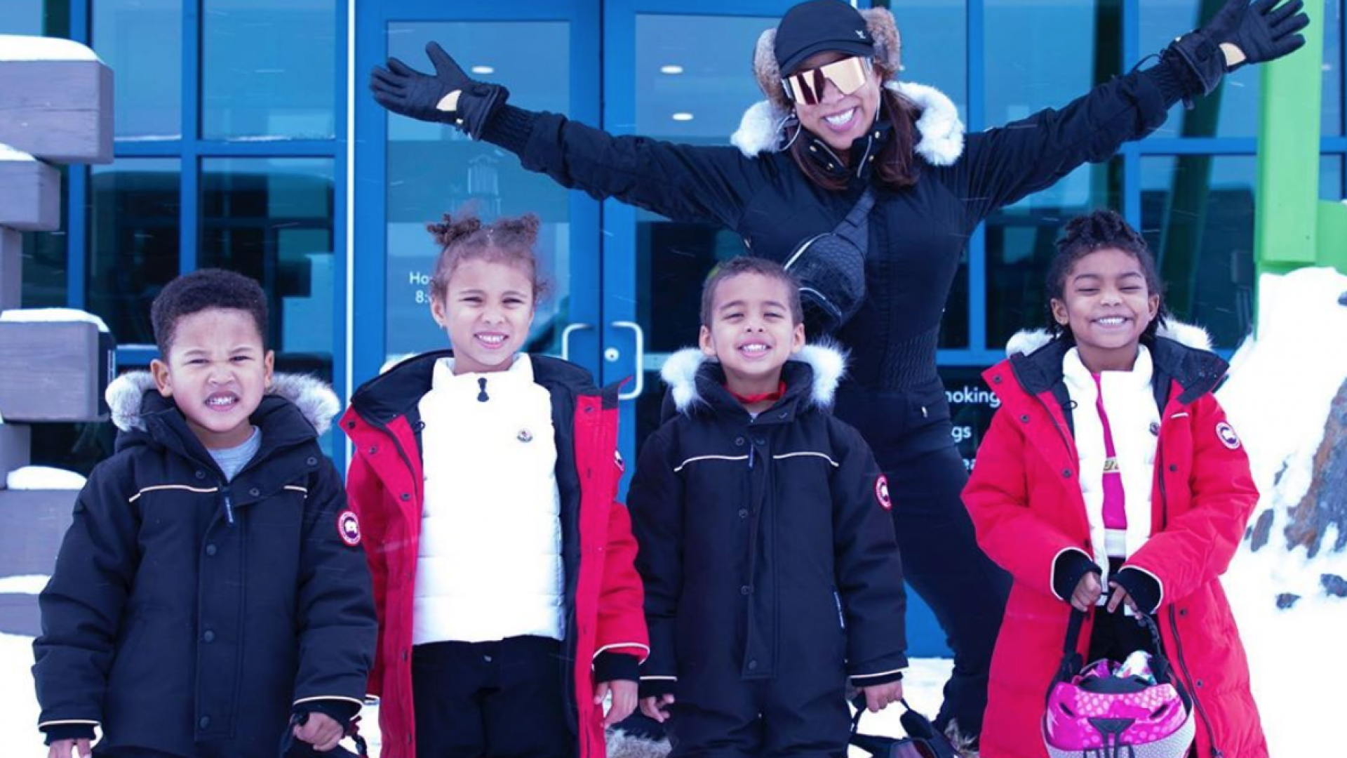 Marjorie Harvey's Glam-Ma Ski Adventure With Her Grandkids Is Cuteness Overload