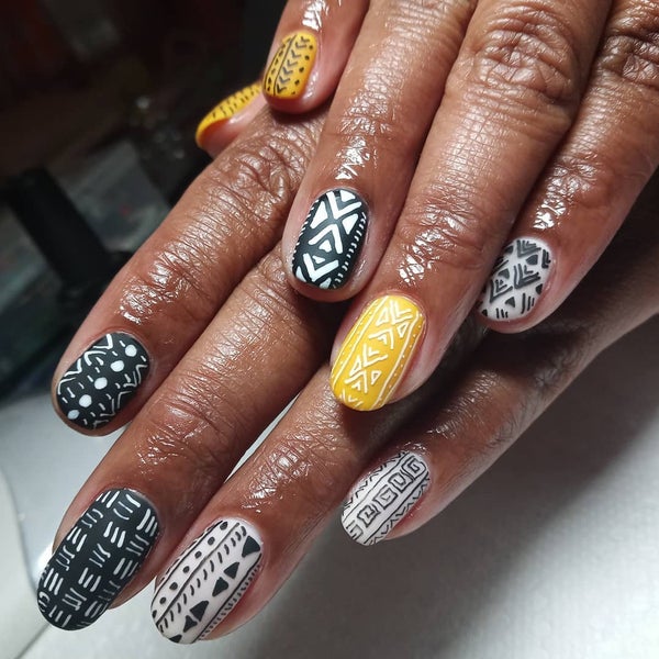 This African Print Inspired Nail Art Captures The Spirit Of The