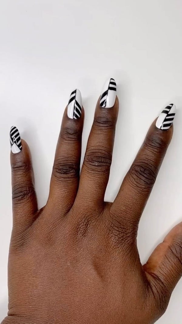 Get Into These Hot Black-And-White Nail Designs For Spring - Essence