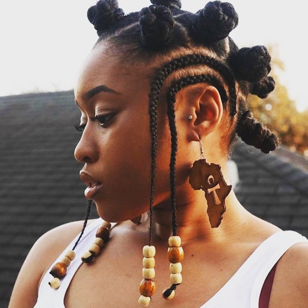 20 Beautiful Black Women In Bantu Knots Essence 3132