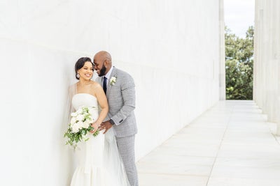 Bridal Bliss Lauren And Warren S Social Distancing Wedding In Washington D C Essence