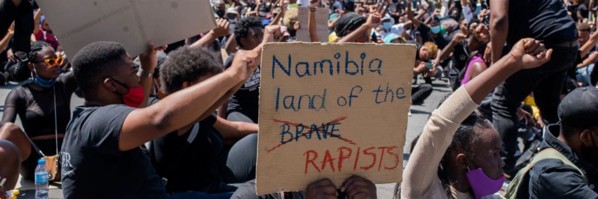 #ShutItAllDown: Namibia Police Use Tear Gas, Rubber Bullets To Disperse Gender-Based Violence, Femicide Protests