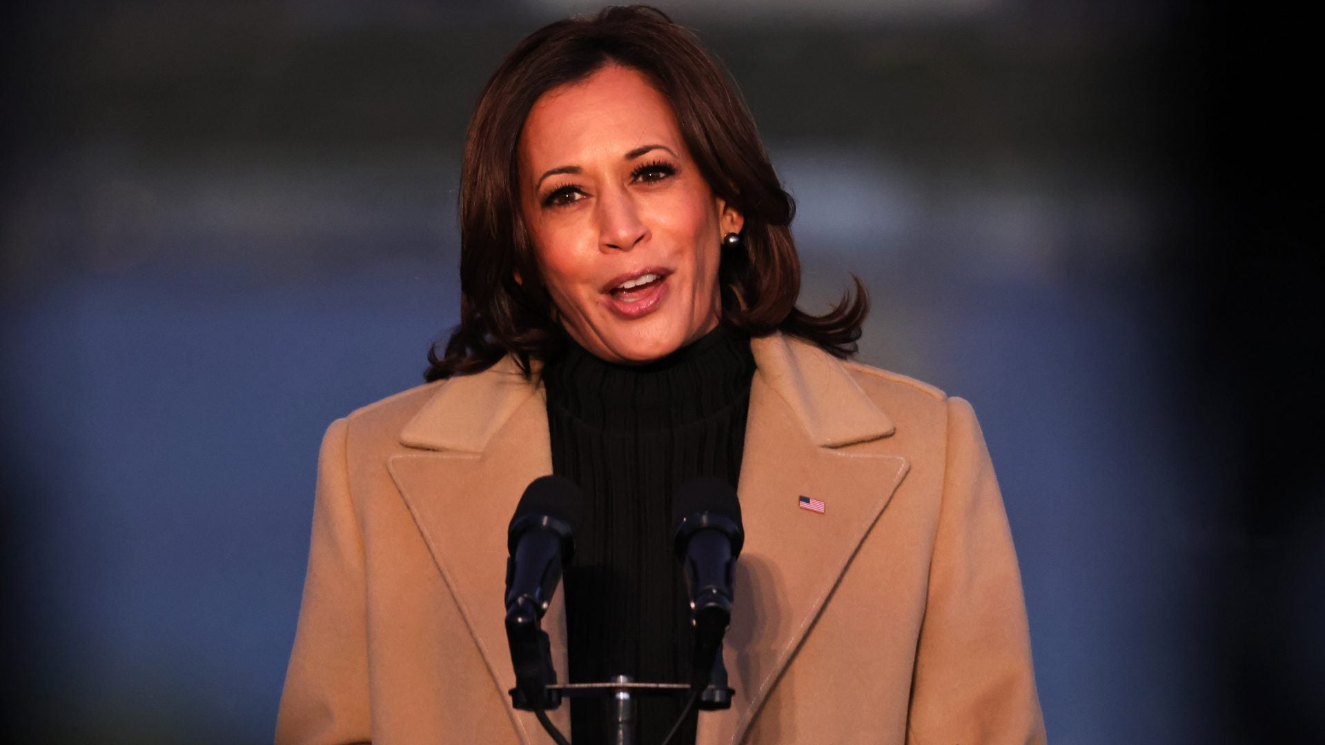 Vice-President Kamala Harris Wears Pyer Moss At COVID-19 Memorial