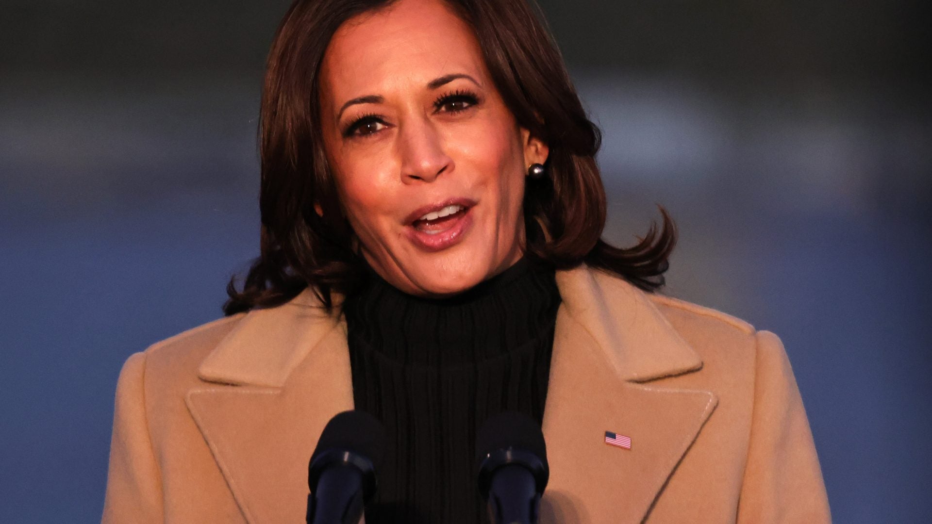 Vice-President Kamala Harris Wears Pyer Moss At COVID-19 Memorial