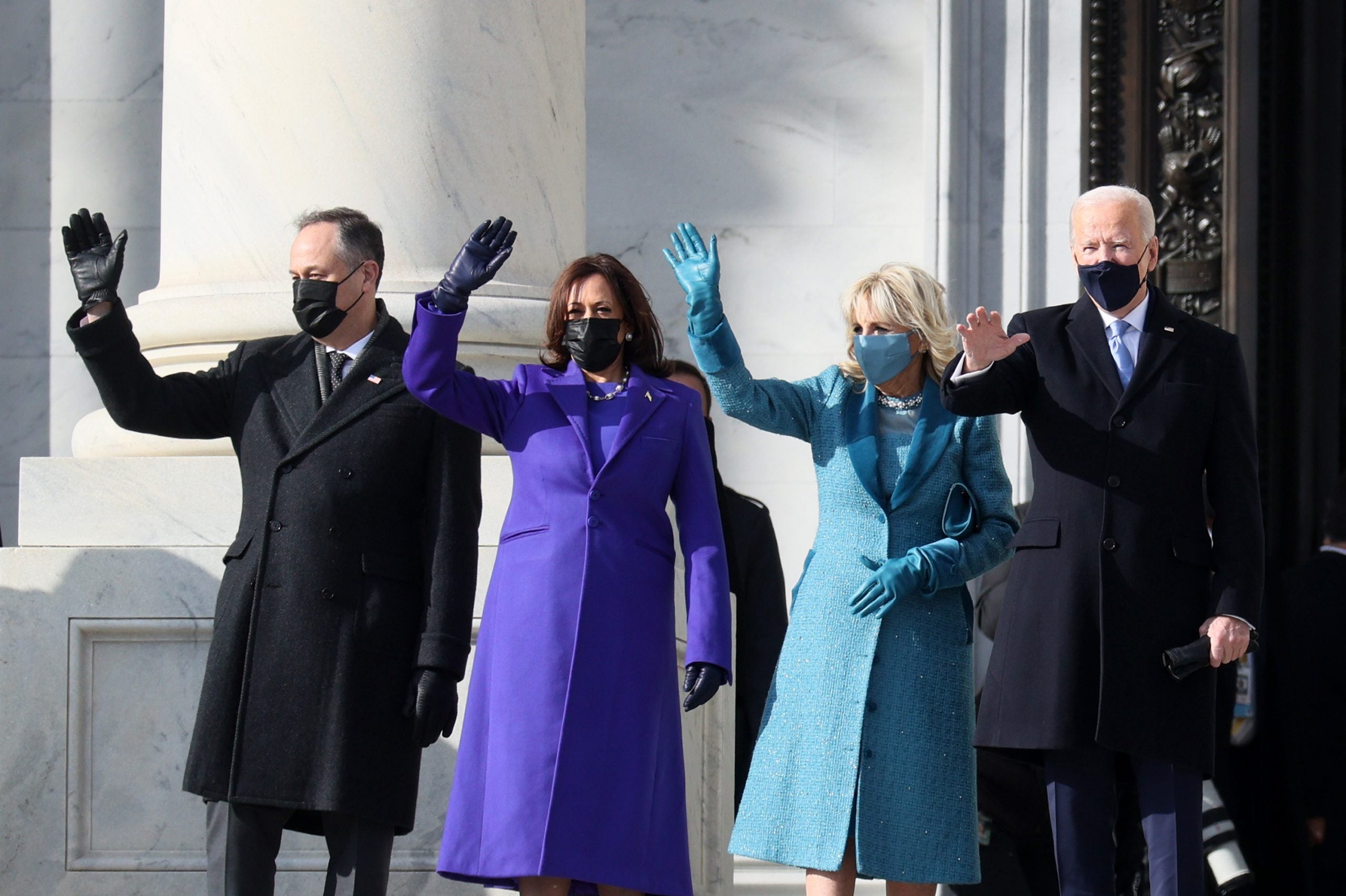 Vice-President Kamala Harris Wears Christopher John Rogers And Sergio Hudson On Inauguration Day