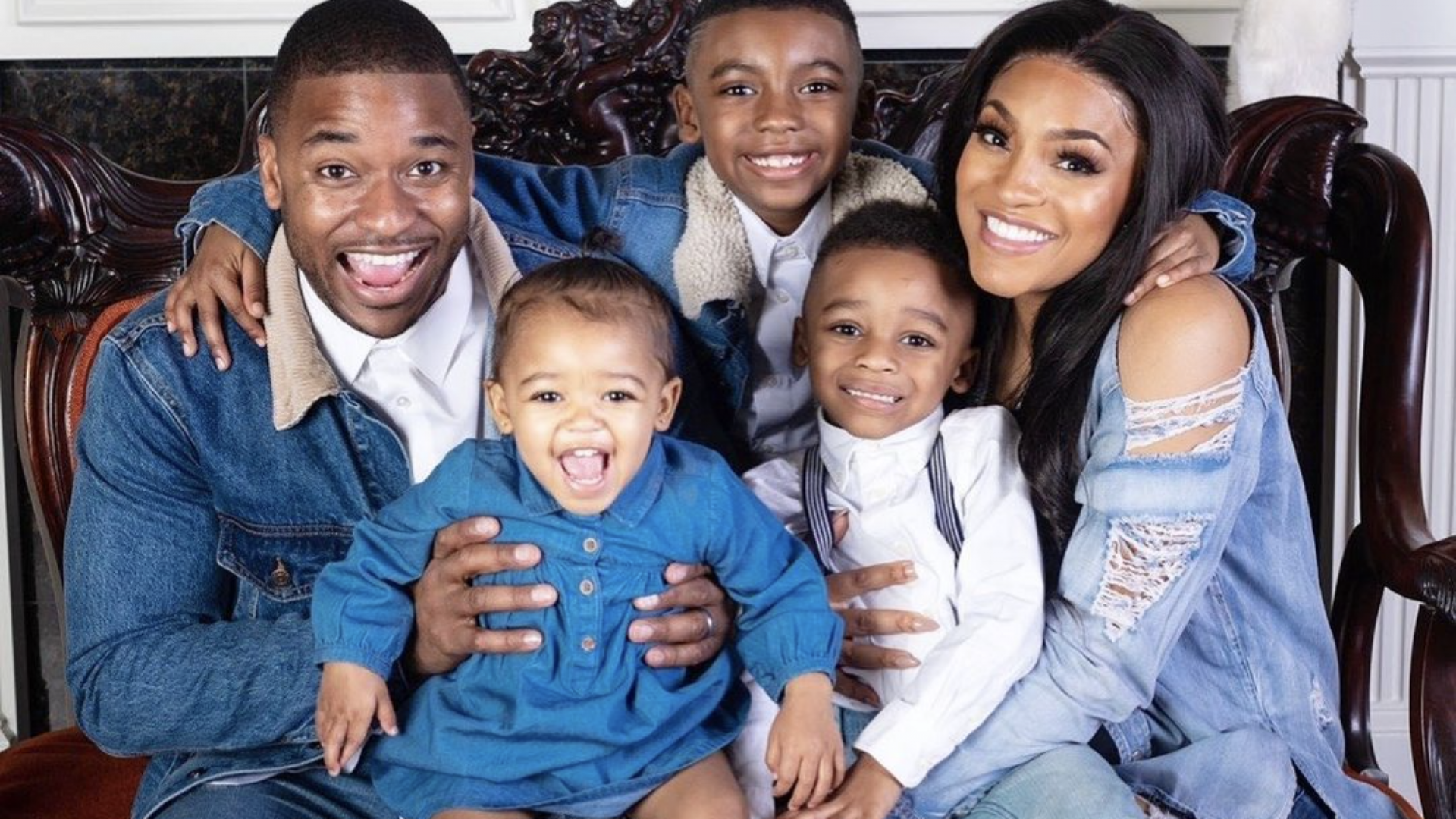 You Must See These Photos Of Drew Sidora And Ralph Pittman's Three Beautiful Kids