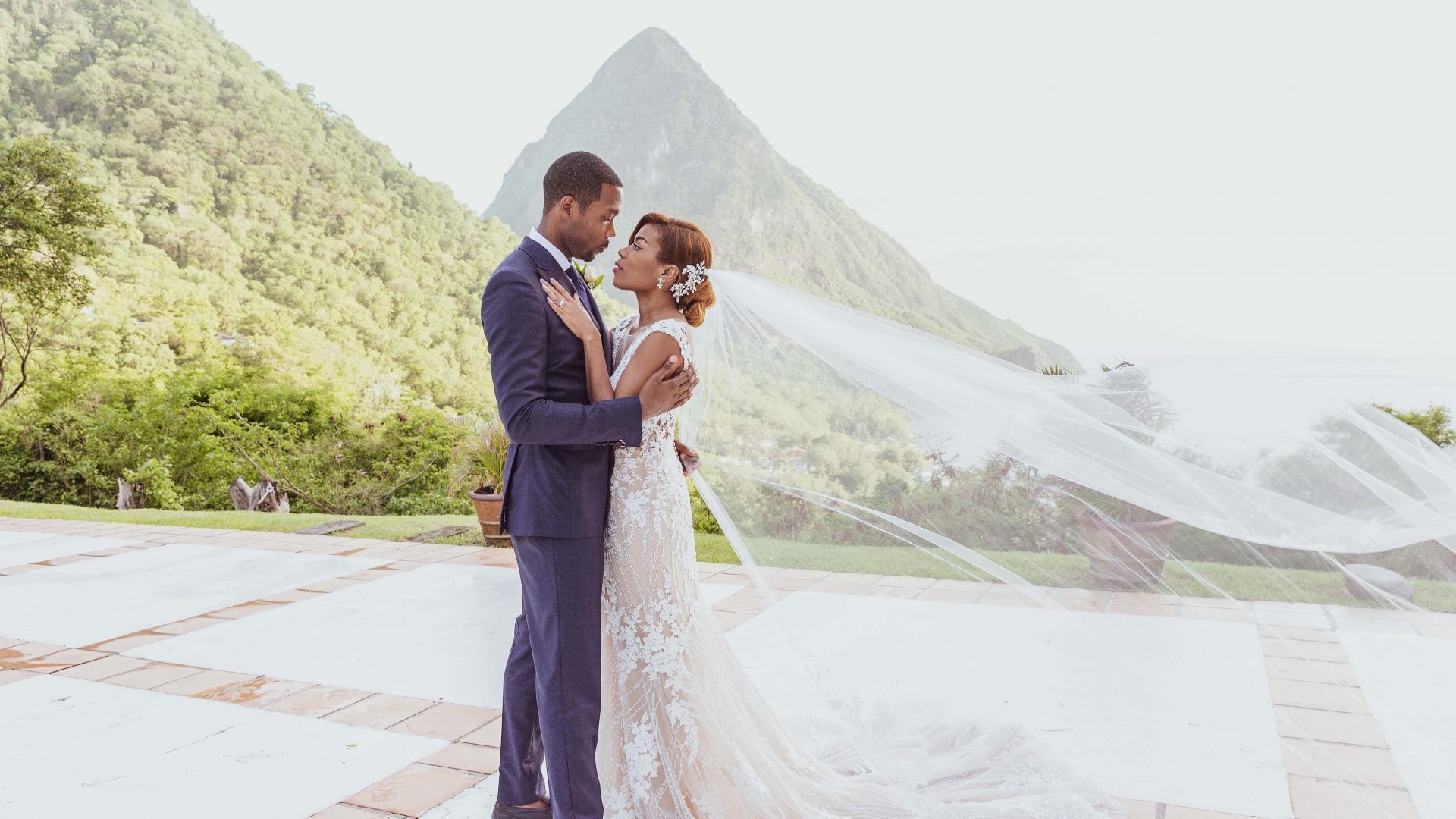 Bridal Bliss: Brittany and Oliver's Sweet St. Lucia Wedding Was Unforgettable