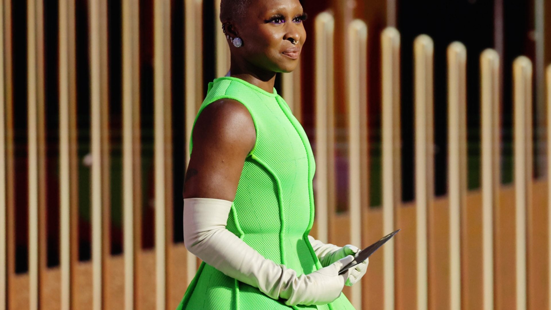 The Internet Couldn't Get Enough Of Cynthia Erivo's 2021 Golden Globes Look