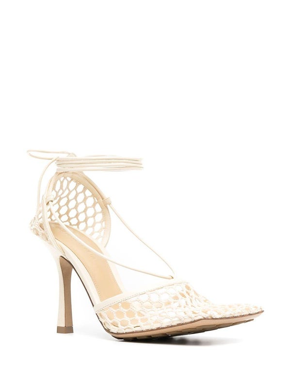 The Bottega Veneta Stretch Mesh-Panel Sandals Are Already Poised To Be ...