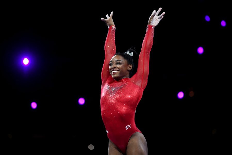 Simone Biles Defies Physics In Her Latest Ad For The Olympics