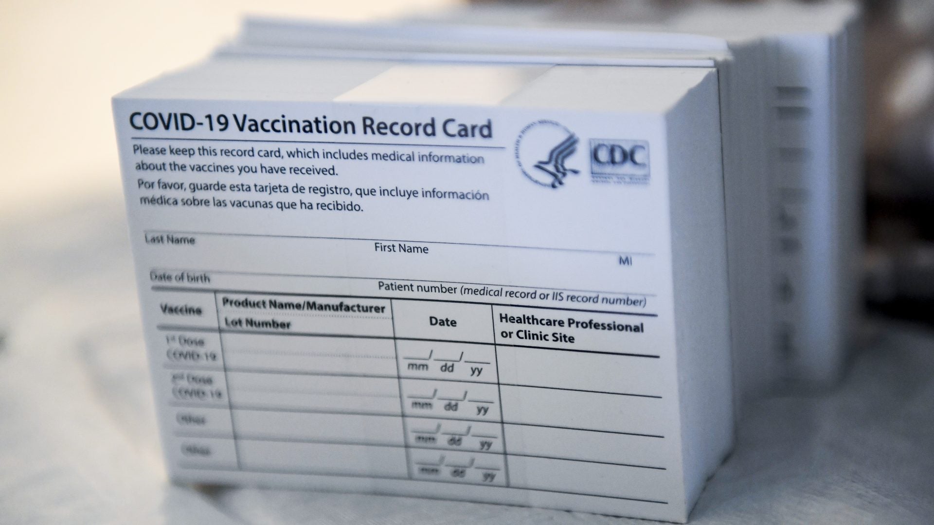 fake vaccine card