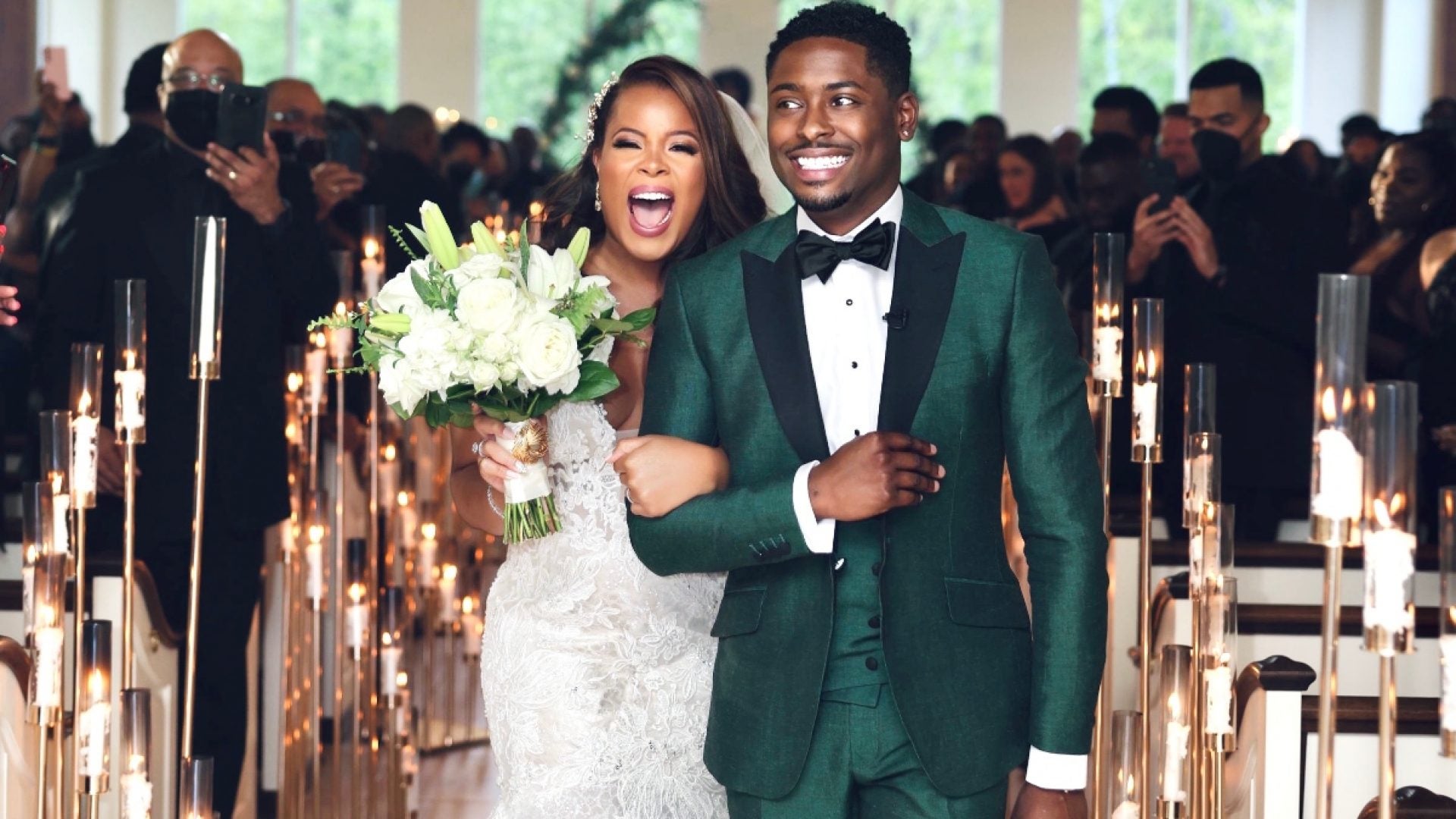 Bridal Bliss: Dalen And Stacey's Intimate Atlanta Wedding Was Full Of Some Tears And Plenty Of Joy