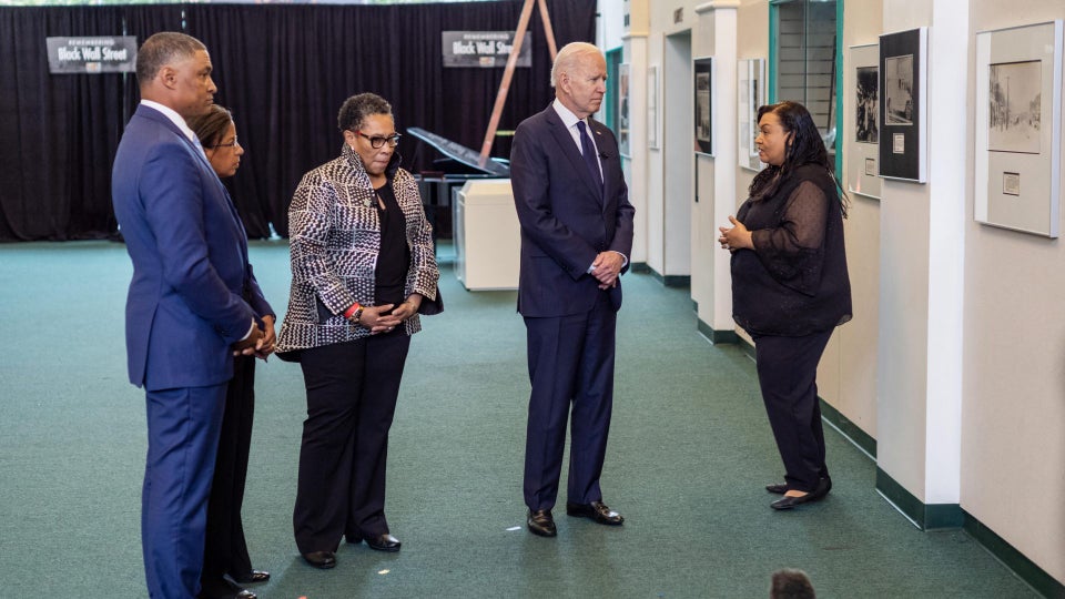 President Joe Biden Visits Tulsa, Oklahoma To Commemorate Greenwood Massacre 100 Years Ago