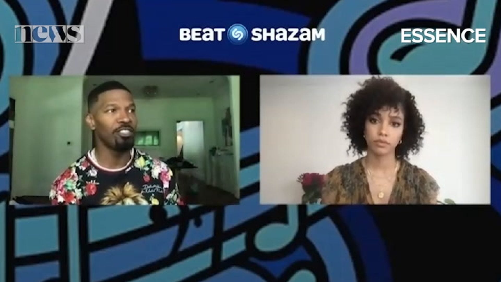 ESSENCE Chats with Jamie & Corinne Foxx about the New Season of Beat Shazam