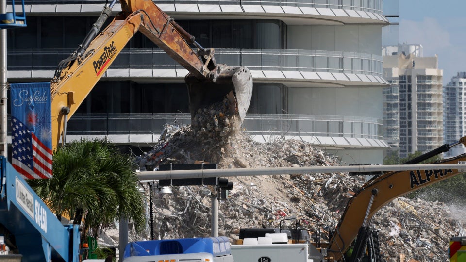 Surfside Building Collapse Death Toll Rises to 94